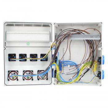 Preview: Stromverteiler (2x CEE 5P 16A + 1x CEE 5P 32A+ 8x 230V/16A)